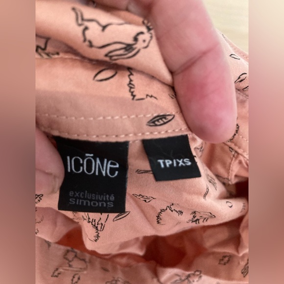 Pink coton button shirt - Picture 2 of 3